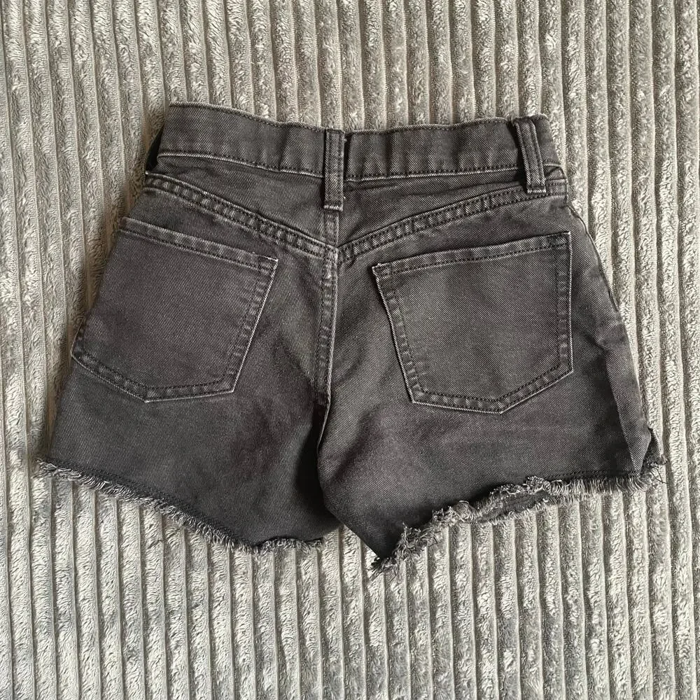Old Navy Girls 10 Slim High Rise Adjustable Waist Denim Shorts Blue/Black Bundle